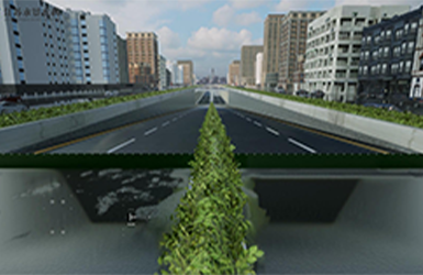 水利挡板三维动画制作